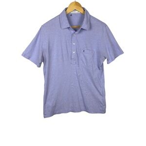 Criquet Mens Slim Fit Pima Cotton Polo Golf Shirt Short Sleeve Sz M Athletic